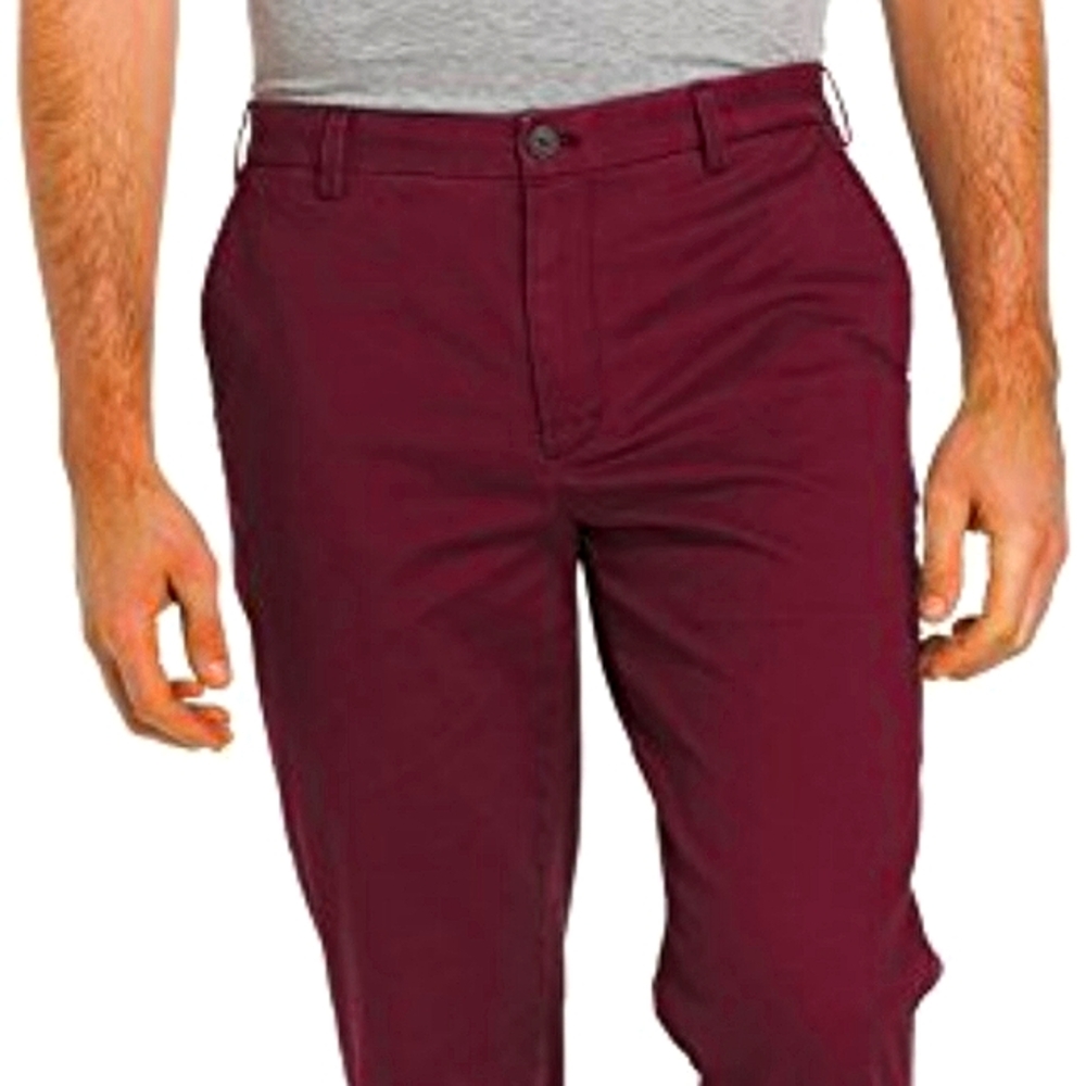 Izod Men's Saltwater Stretch Flat Front Chinos - Picture 2 of 12